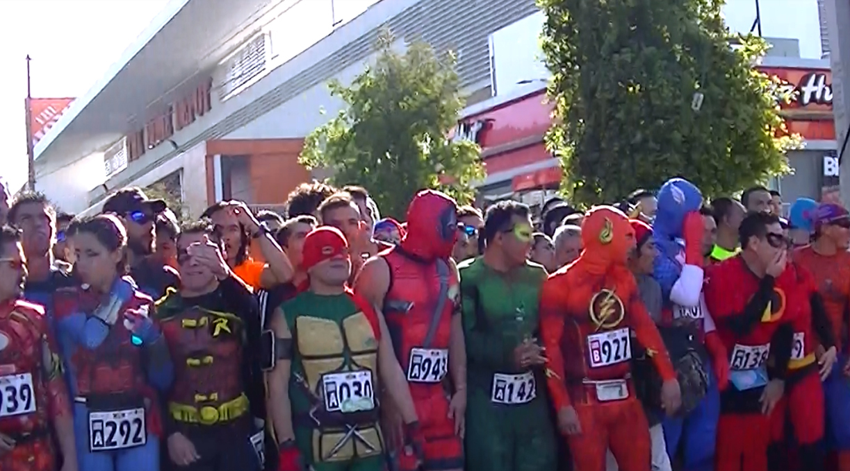 Los Súper Héroes participaron en la competencia 